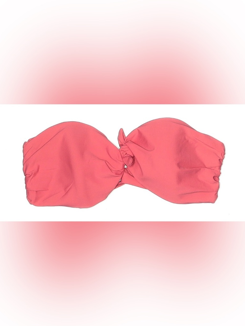 l*space Coral Twist Bandeau Bikini Top M